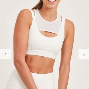 Mono B brand, Sculpt house textured sports bra. NWT!